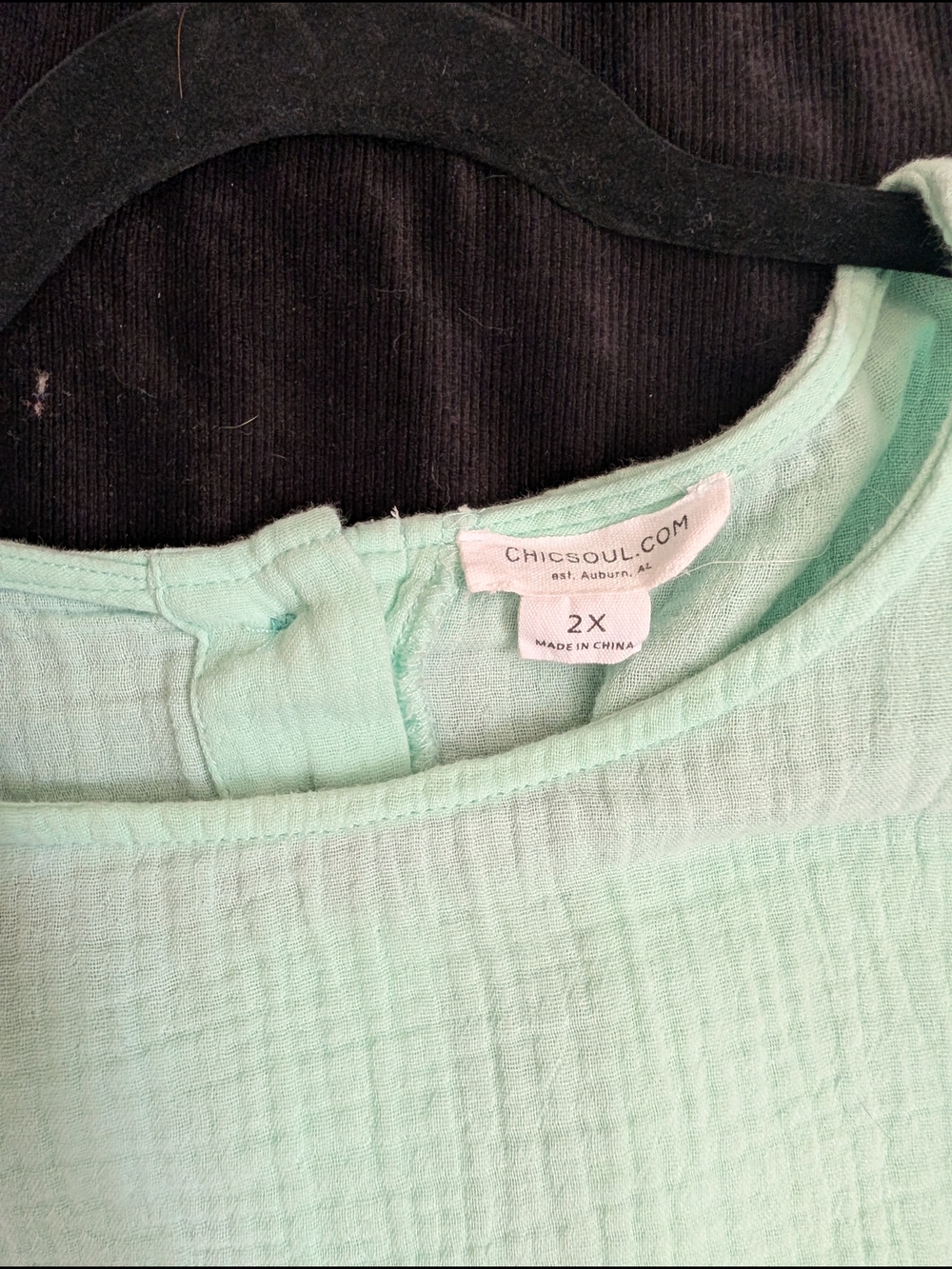 Relaxed Mint Boxy Short Sleeve Tee - Brand Unspecified - Picture 3 of 3